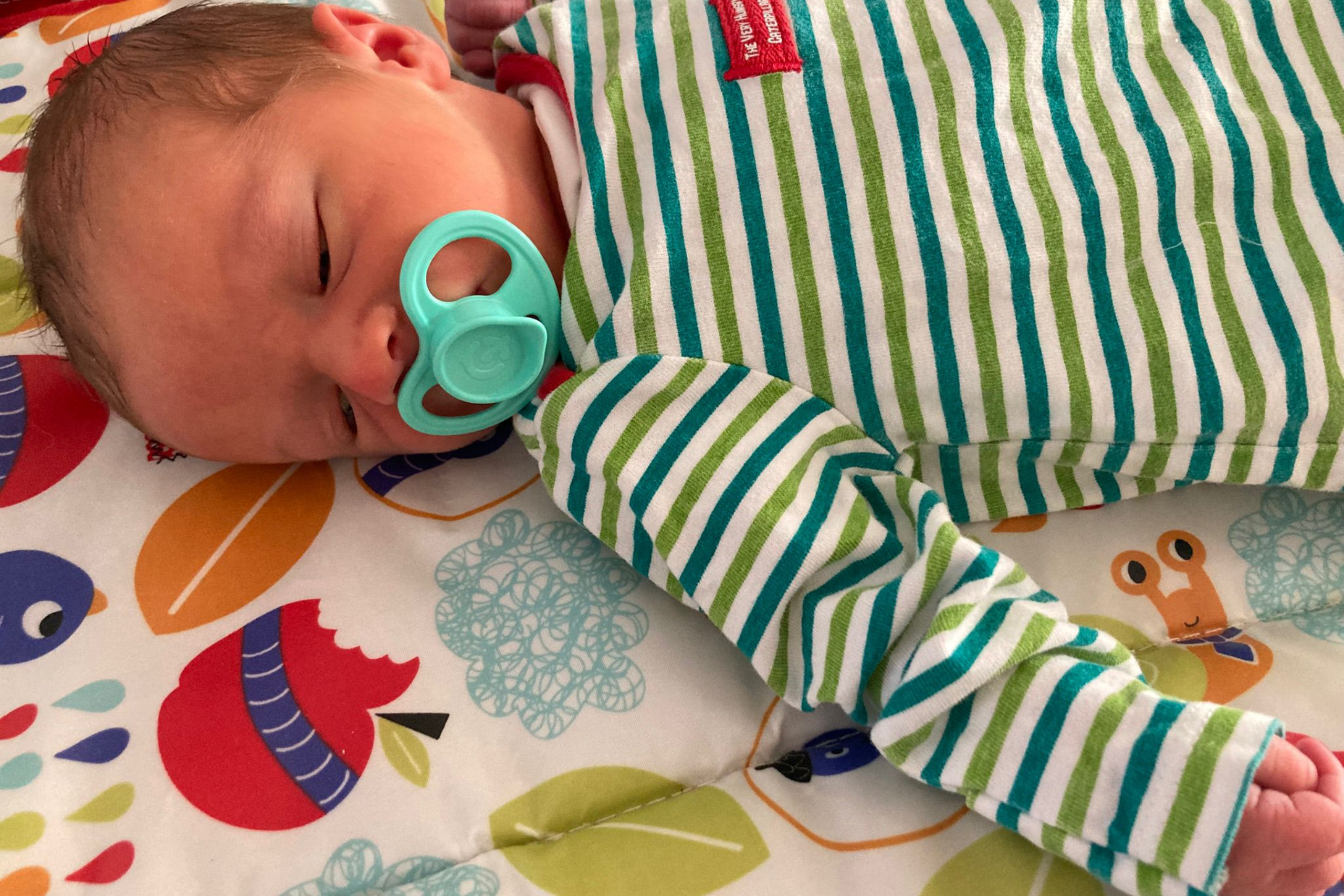 Baby with a Qudo Soother